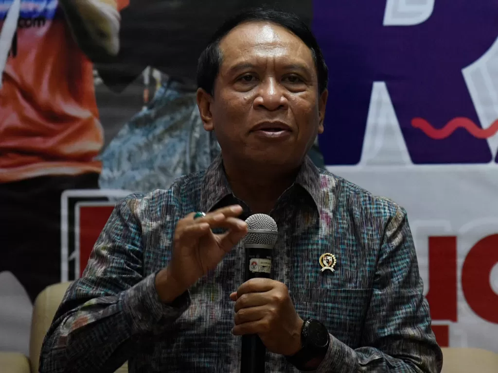 Menteri Pemuda dan Olahraga (Menpora) Zainudin Amali menyebut PON XX di Papua digelar tetap sesuai jadwal, yaitu Oktober mendatang. (ANTARA FOTO/Puspa Perwitasari)