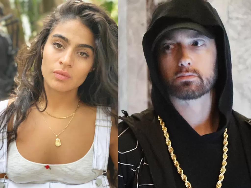 Jessie Reyes (kiri: Instagram/@jessiereyez) dan Eminem (kanan: Instagram/@eminem)