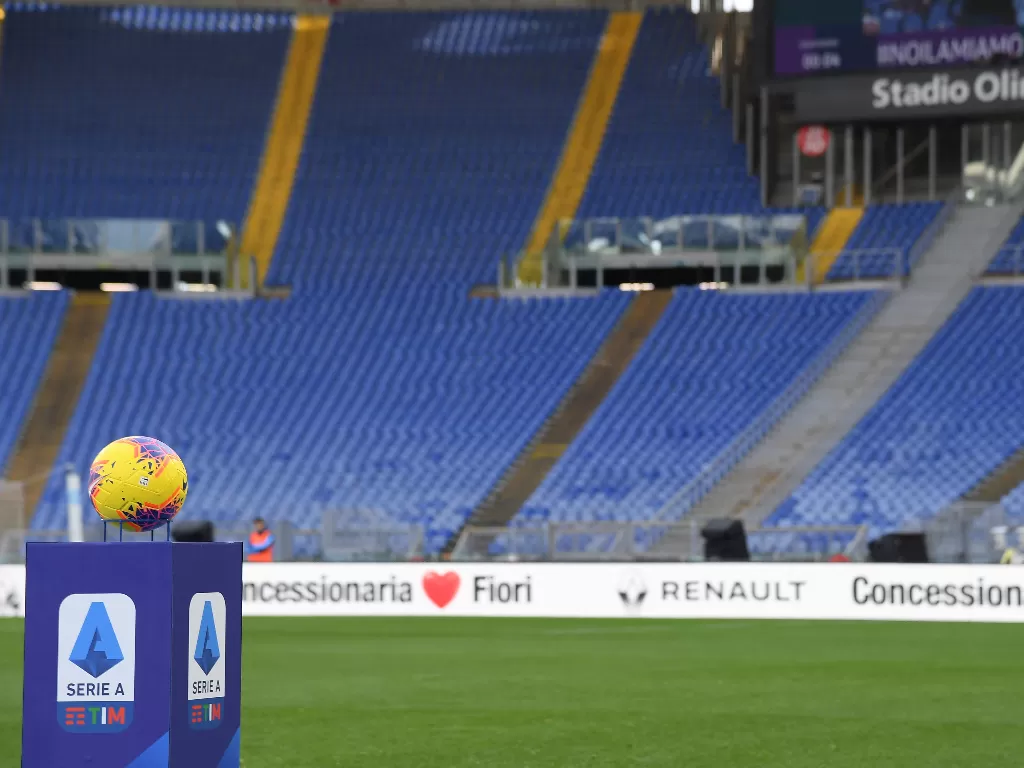 Federasi Sepakbola Italia yakin Serie A musim ini akan ada juaranya. (REUTERS/Alberto Lingria)