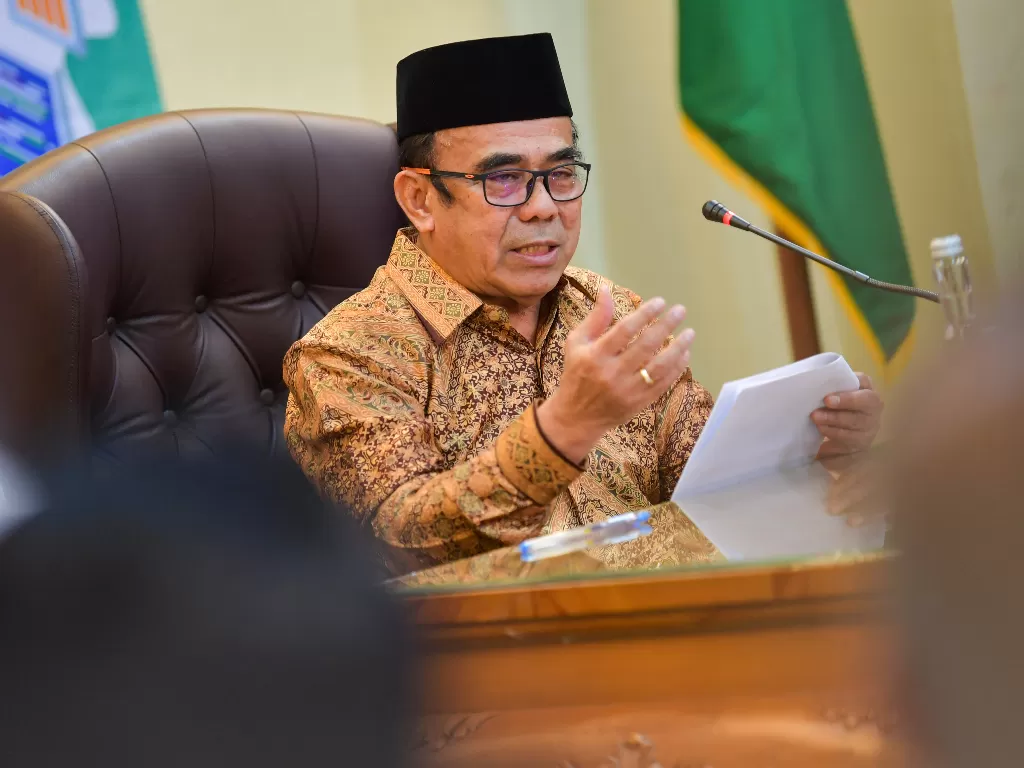 Menteri Agama Fachrul Razi. (ANTARA/M Risyal Hidayat)