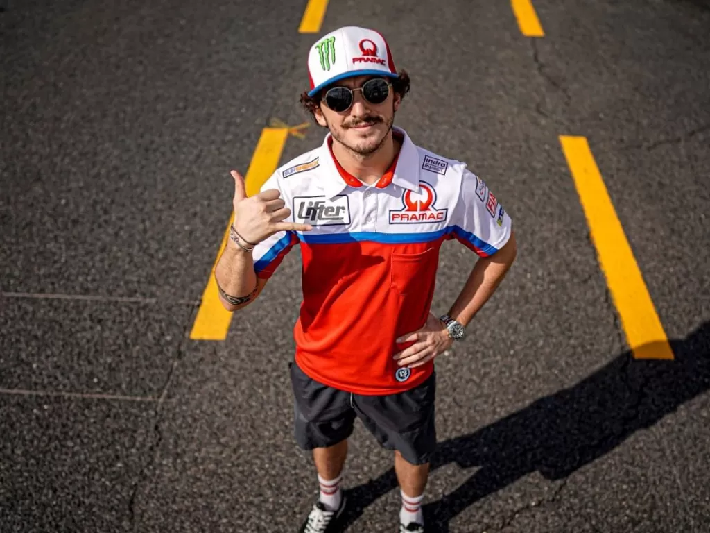 Pembalap tim Pramac Racing Ducati, Francesco Bagnaia. (Instagram/@pecco63)