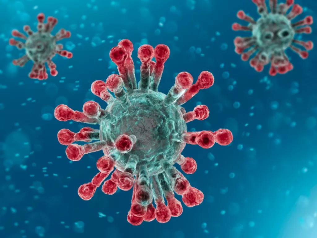 Bentuk virus corona dilihat dari mikroskop (Miami University)
