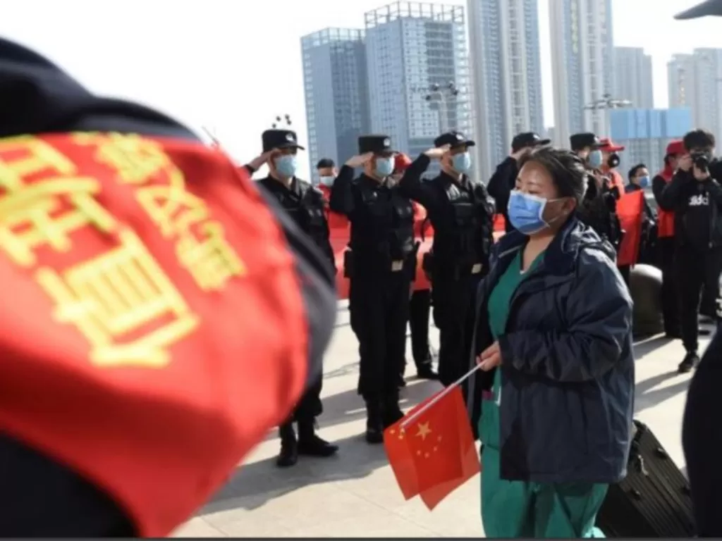 Ilustrasi kondisi di Heubei, Tiongkok. (REUTERS/Stringer)
