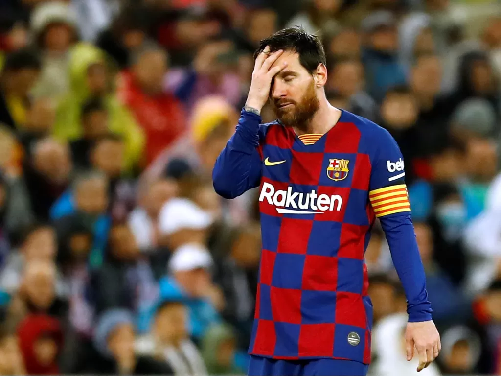 Bintang Barcelona, Lionel Messi. (REUTERS/Juan Medina)
