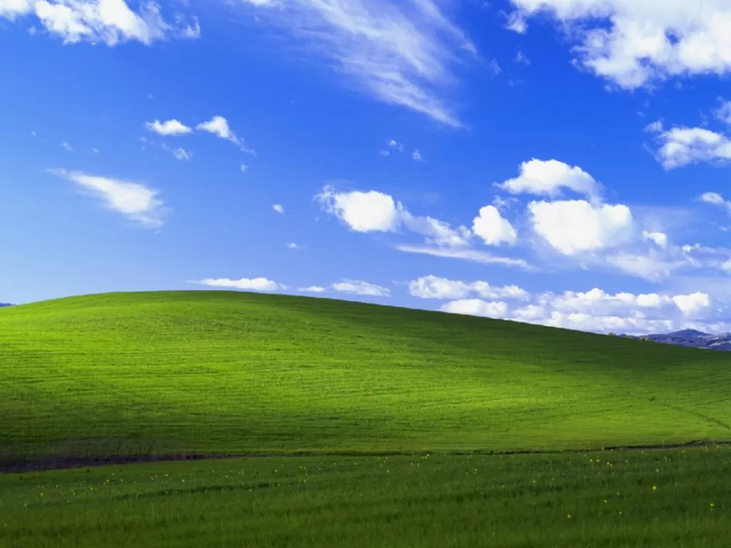 Wallpaper Windows XP, Bliss. (wikipedia.org)
