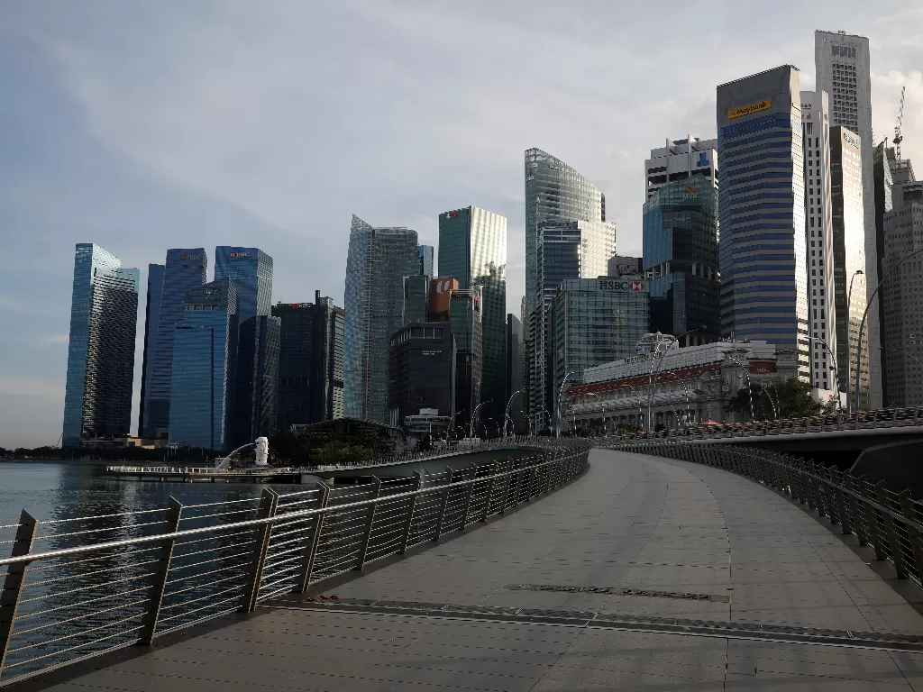 Teluk Marina Singapura. (REUTERS)