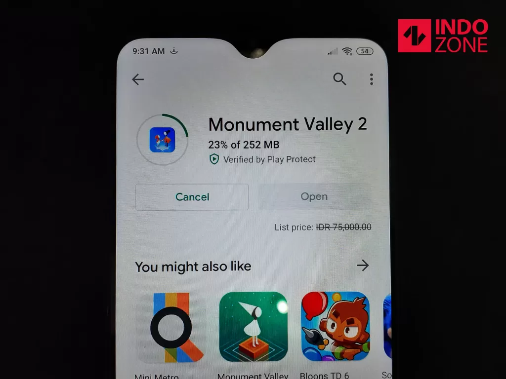 Monument Valley 2 di Google Play Store (photo/INDOZONE/Ferry)
