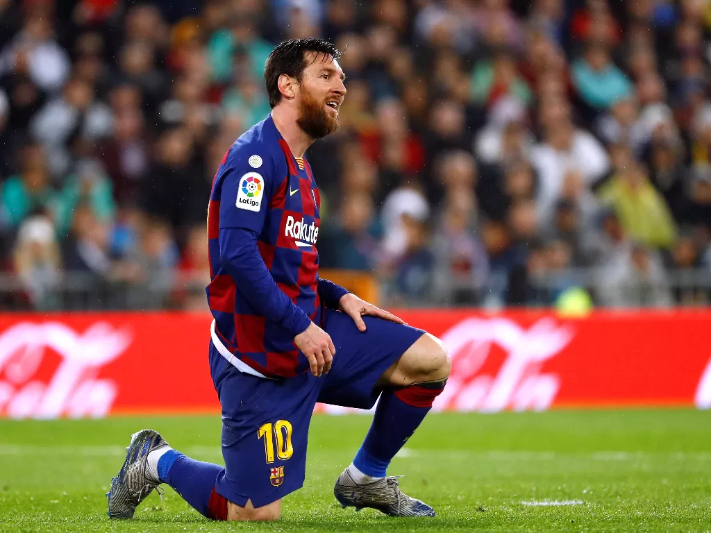 Bintang Barcelona, Lionel Messi. (REUTERS/Juan Medina)