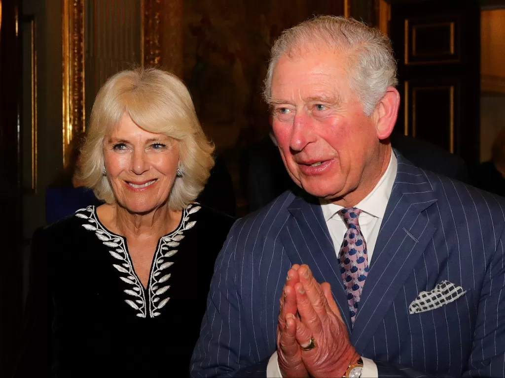 Pangeran Charles dan Camilla dari Inggris, Duchess of Cornwall menghadiri Commonwealth Reception di Marlborough House, London, Inggris. (photo/REUTERS/Aaron Chown)