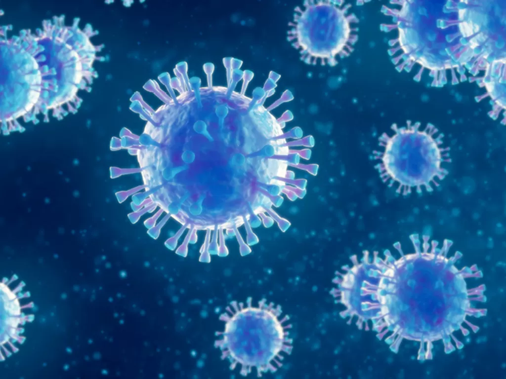 Ilustrasi virus corona. (Ilustrasi/guideone.com)