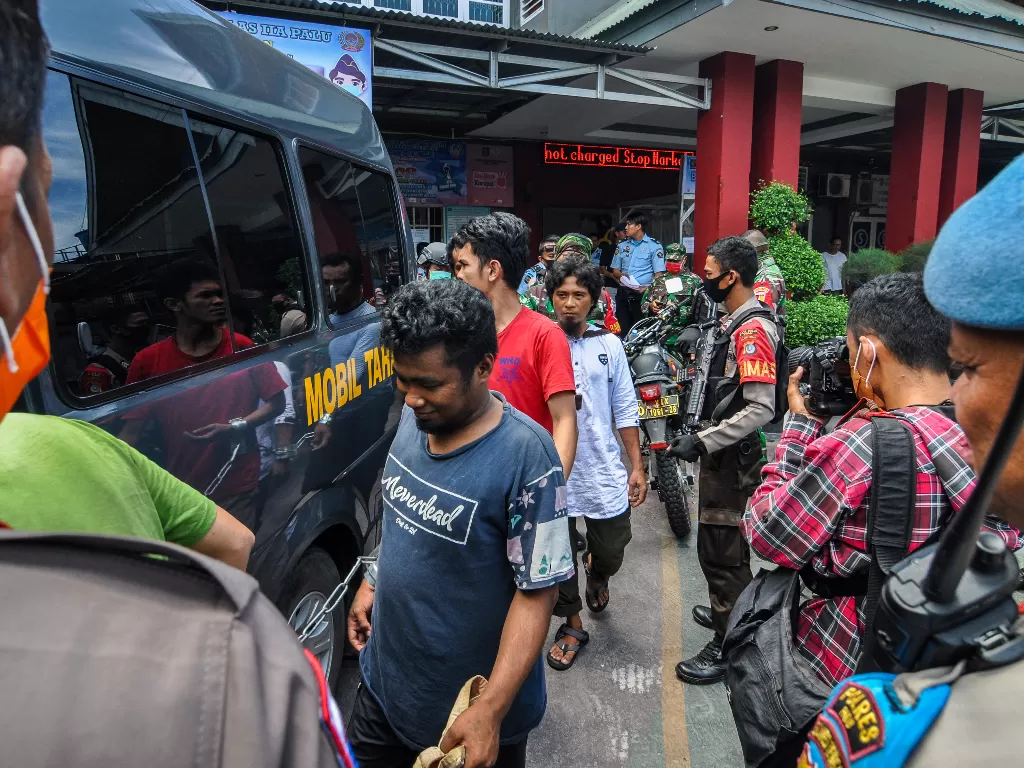 Ilustrasi Evakuasi Warga Binaan. (Foto: ANTARA/Eddy Djunaedi)