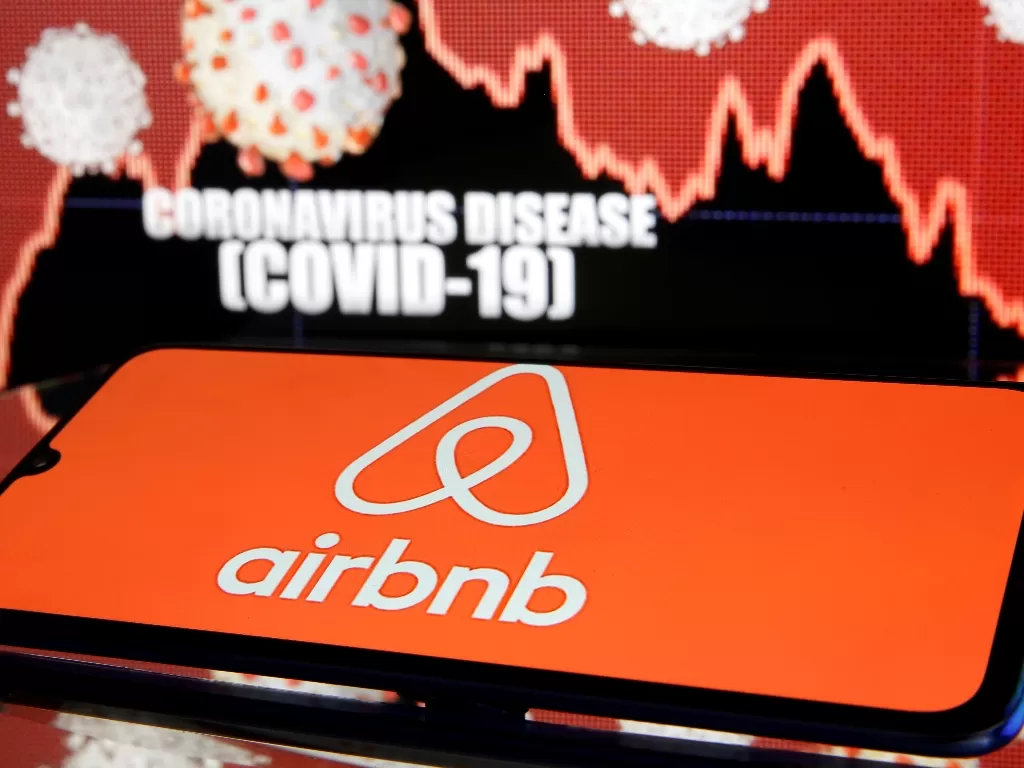 Logo Airbnb. (REUTERS)