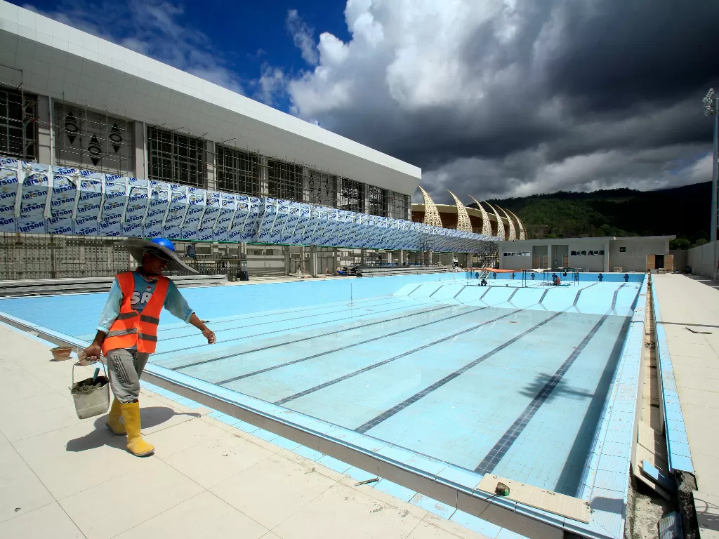 Pemerintah diminta untuk menunda perhelatan Pekan Olahraga Nasional (PON) Papua 2020. (ANTARA FOTO/Gusti Tanati)