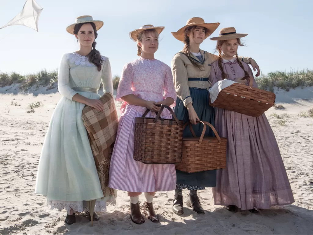 Emma Watson, Saoirse Ronan, Florence Pugh, and Eliza Scanlen in Little Women (2019). (IMDb)