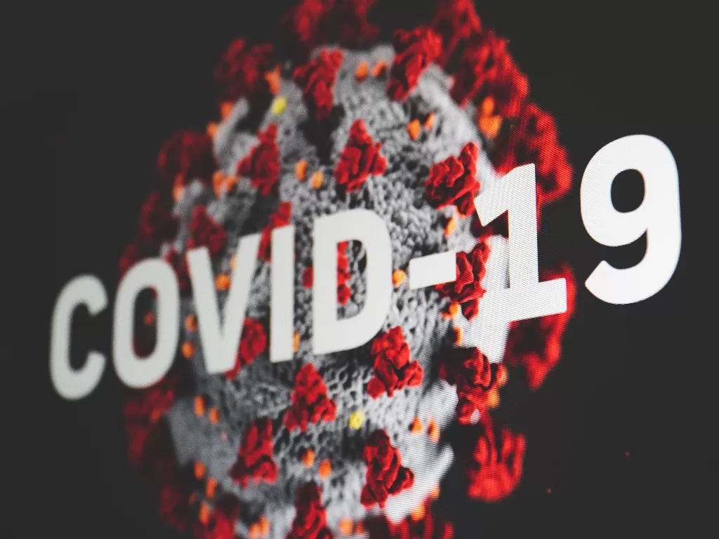 Ilustrasi virus corona atau covid-19, (photo/Unsplash/Martin Sanchez)
