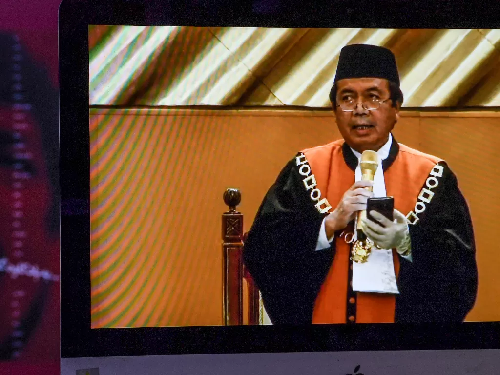Hakim Agung Muhammad Syarifuddin terpilih sebagai Ketua Mahkamah Agung periode 2020-2025 menggantikan Hatta Ali yang akan memasuki masa pensiun. (ANTARA FOTO/Hafidz Mubarak A)