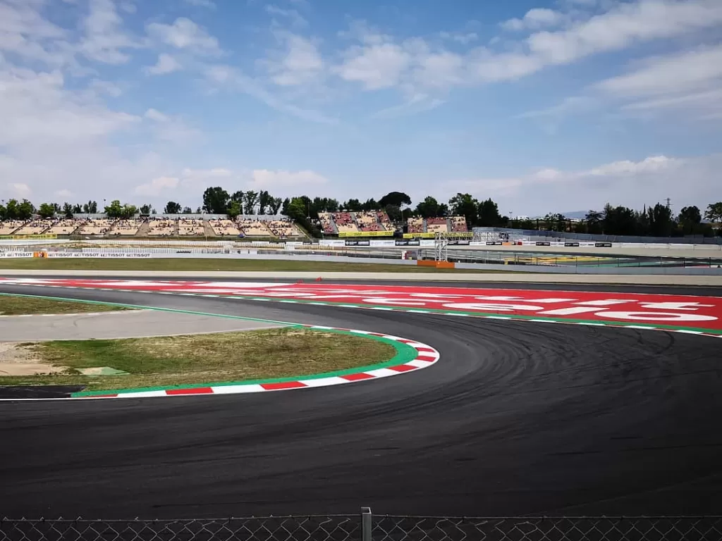 Tampilan Circuit de Barcelona-Catalunya. (Instagram/@thenameismikkel)