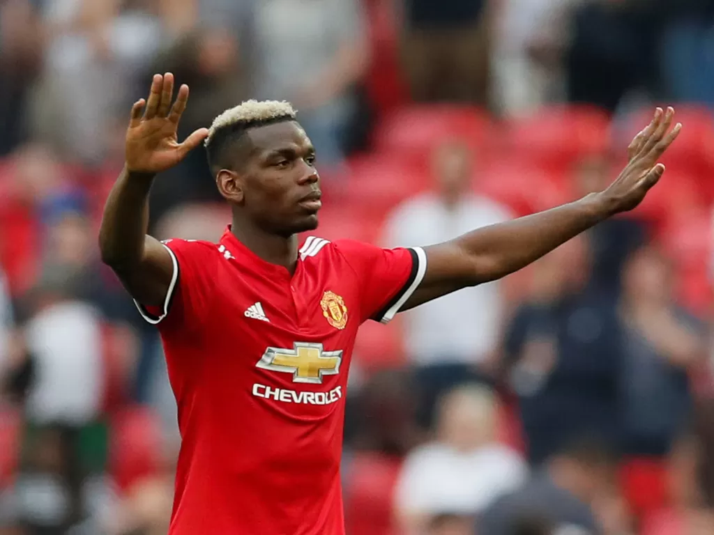 Gelandang Manchester United, Paul Pogba. (REUTERS/David Klein)