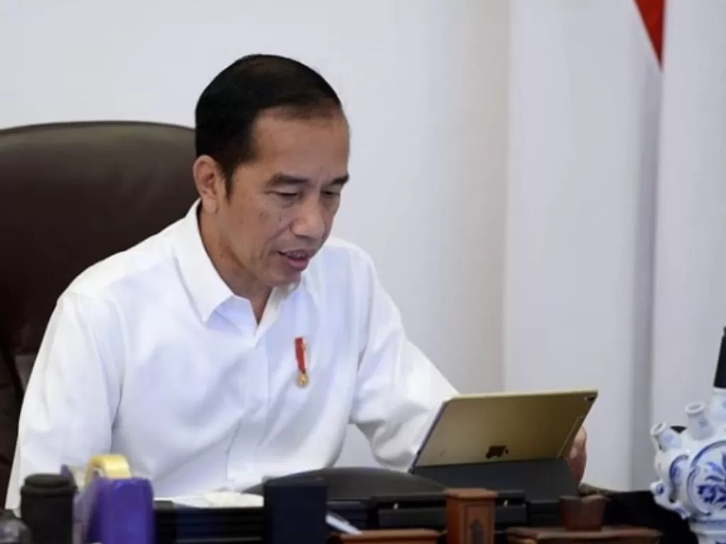 Presiden Jokowi menyampaikan kasus tertinggi covid-19 (Instagram/@Jokowi)