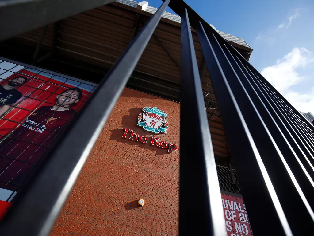 Markas Liverpool, Anfield Stadium. (REUTERS/Jason Cairnduff)