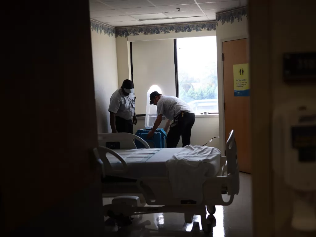 Ilustrasi ruangan rumah sakit untuk pasien COVID-19 (Getty Images)