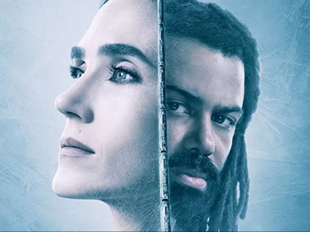 Jennifer Connelly and Daveed Diggs dalam Snowpiercer (2020). (IMDb)