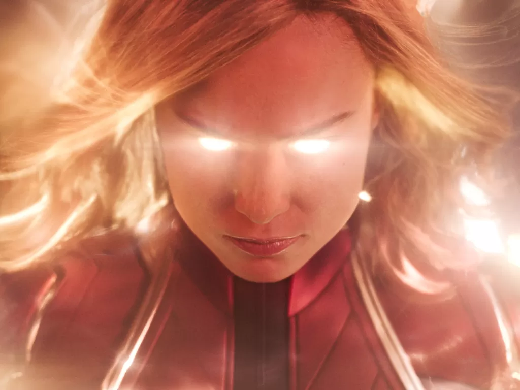 Brie Larson dalam Captain Marvel (2019). (IMDb)