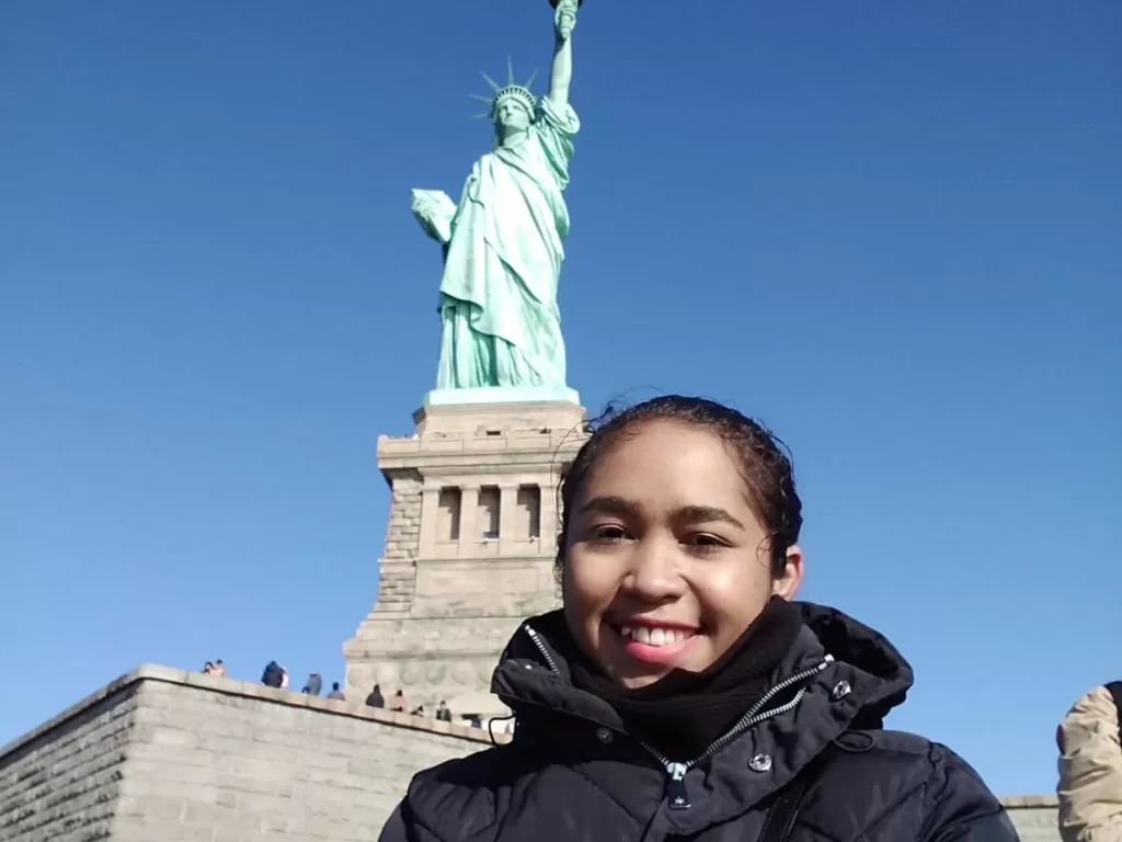 Mahasiswi Indonesia di New York, Angelia Merici Adem (Dok Pribadi)