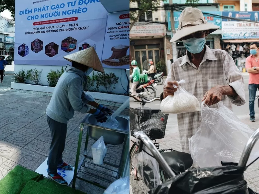 ATM beras di Ho Chi Minh City, Vietnam. (The Smart Local Vietnam)