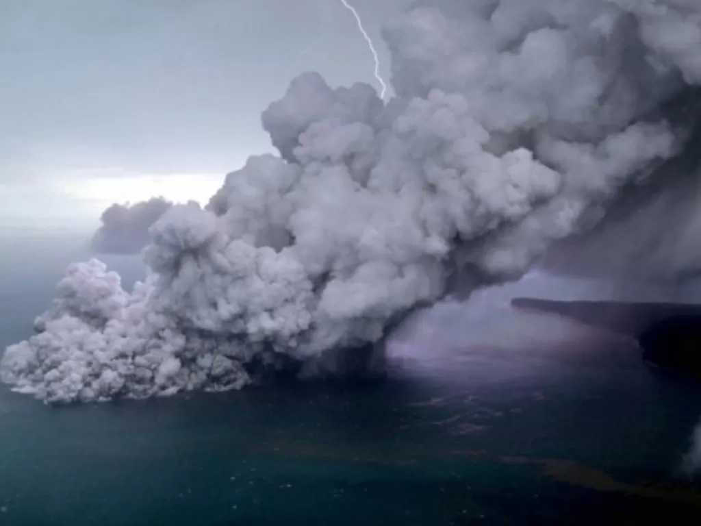 Gunung Anak Krakatau. (ANTARA/Nurul Hidayat)