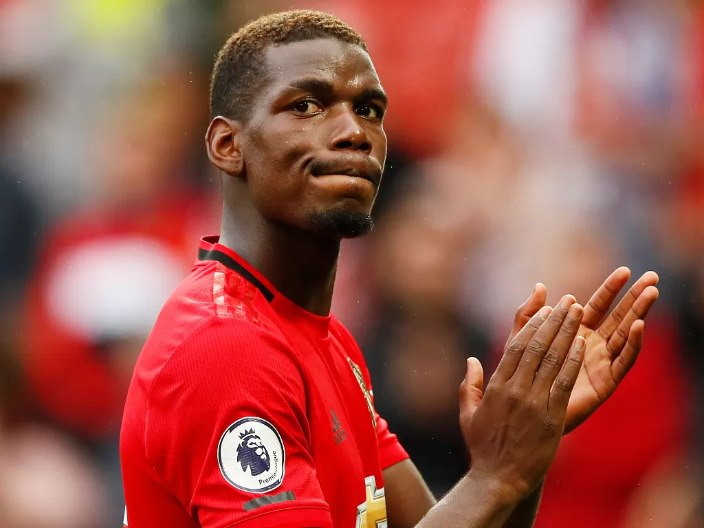 Gelandang Manchester United, Paul Pogba. (REUTERS/Jason Cairnduff)
