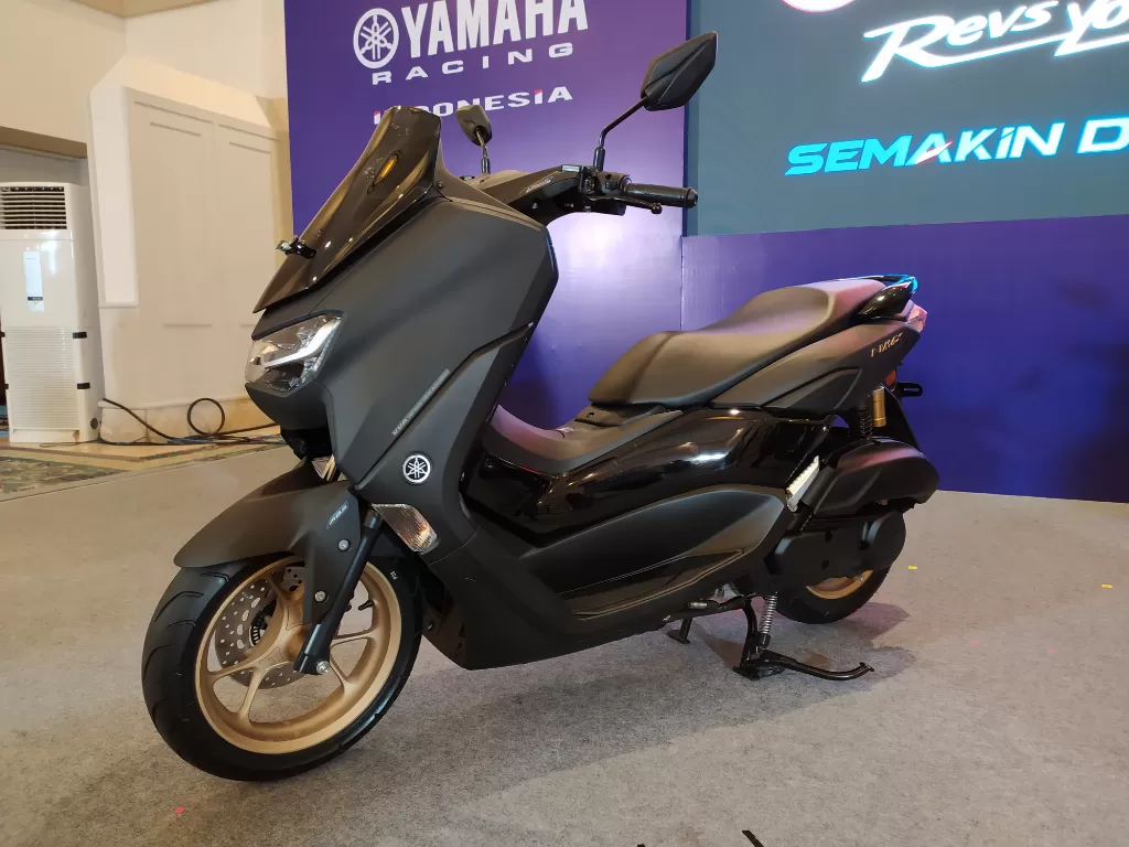 Tampilan menarik Yamaha NMax 155cc versi Indonesia. (INDOZONE/Wilfridus Kolo).