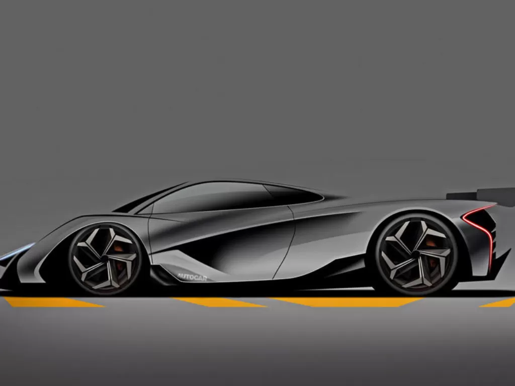 Tampilan 'suksesor McLaren P1' yang tengah dikembangkan McLaren. (autocar.co.uk)