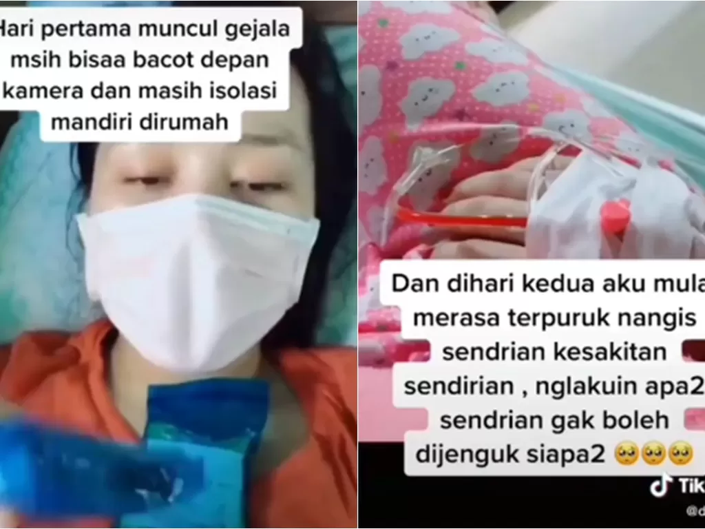 Pasien yang ceritakan pengalamnnya jalani karantina dan perjuangan perawat dalam menangani pasien corona (Instagram)