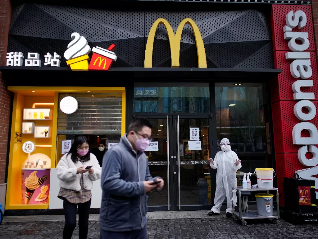 Ilustrasi restoran McDonald's. (REUTERS)