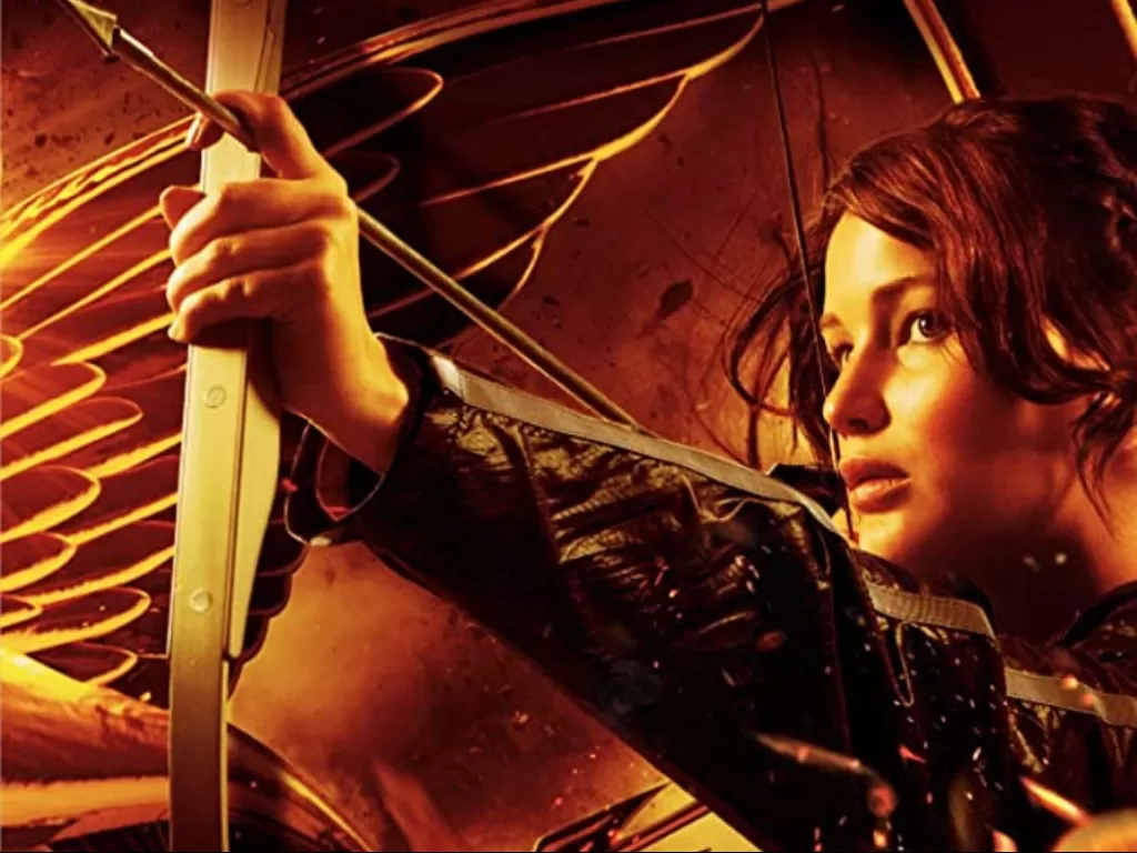 Jennifer Lawrence dalam The Hunger Games (2012). (Lionsgate)