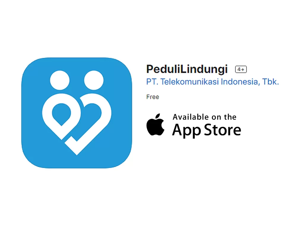 Aplikasi PeduliLindungi di App Store (photo/Apple/App Store)