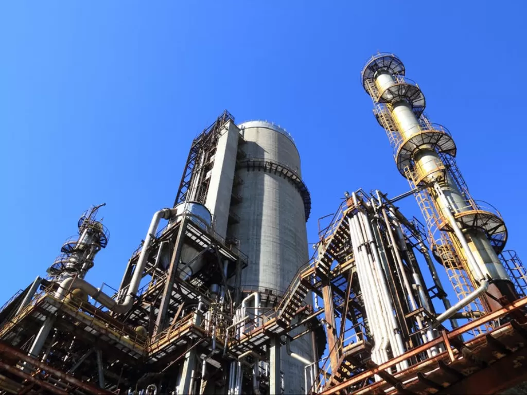 Ilustrasi industri gas bumi. (Pexels/Pixabay)