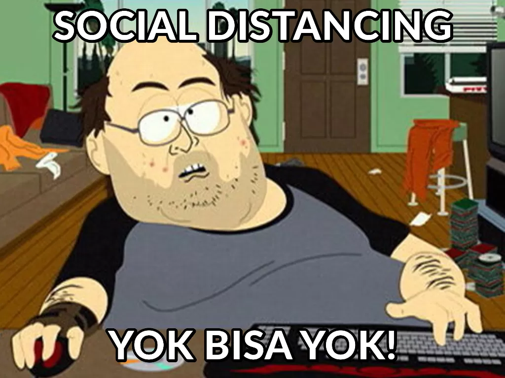 Meme Social Distancing (Screenshot/southpark.cc.com).