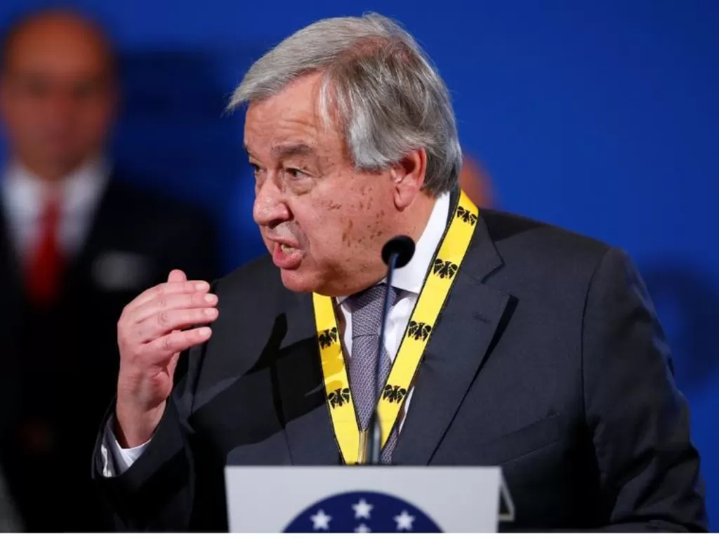 Ketua Perserikatan Bangsa-Bangsa (PBB) Antonio Guterres. (REUTERS/Thilo Schmuelgen)