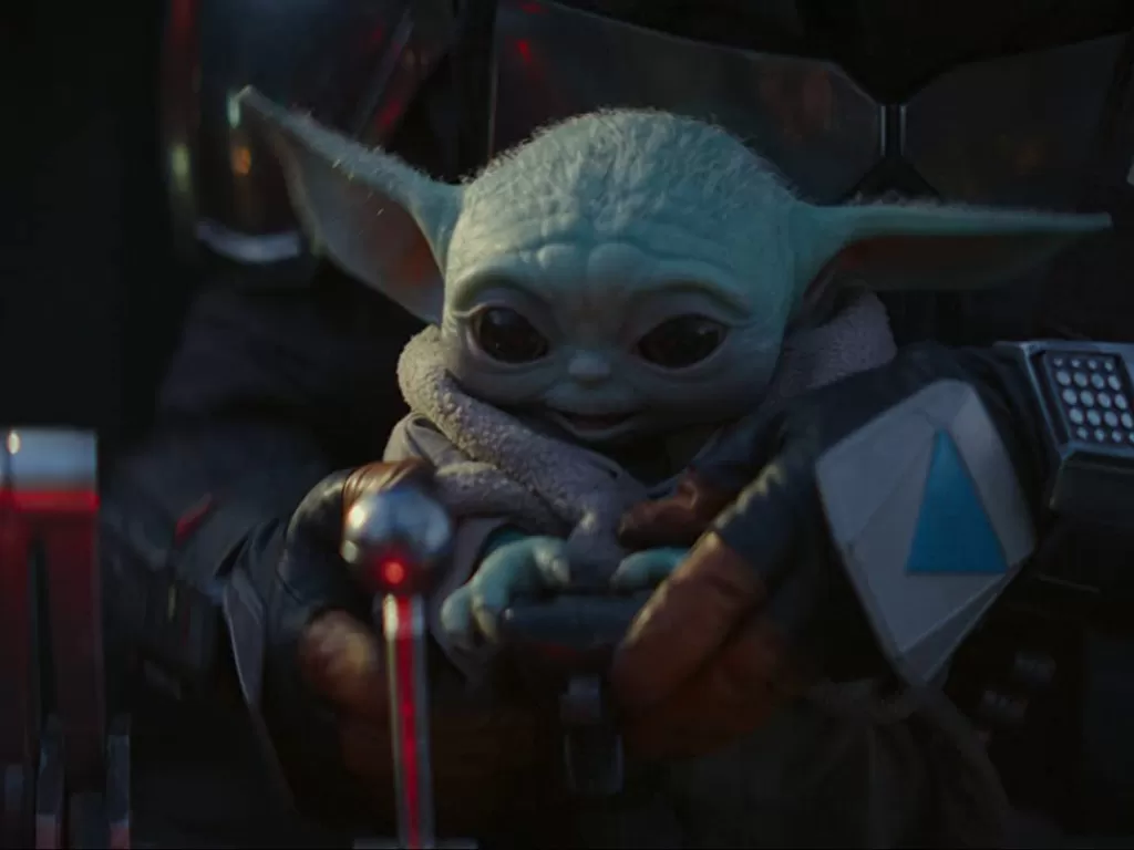 Baby Yoda dalam The Mandalorian (2019). (Disney)