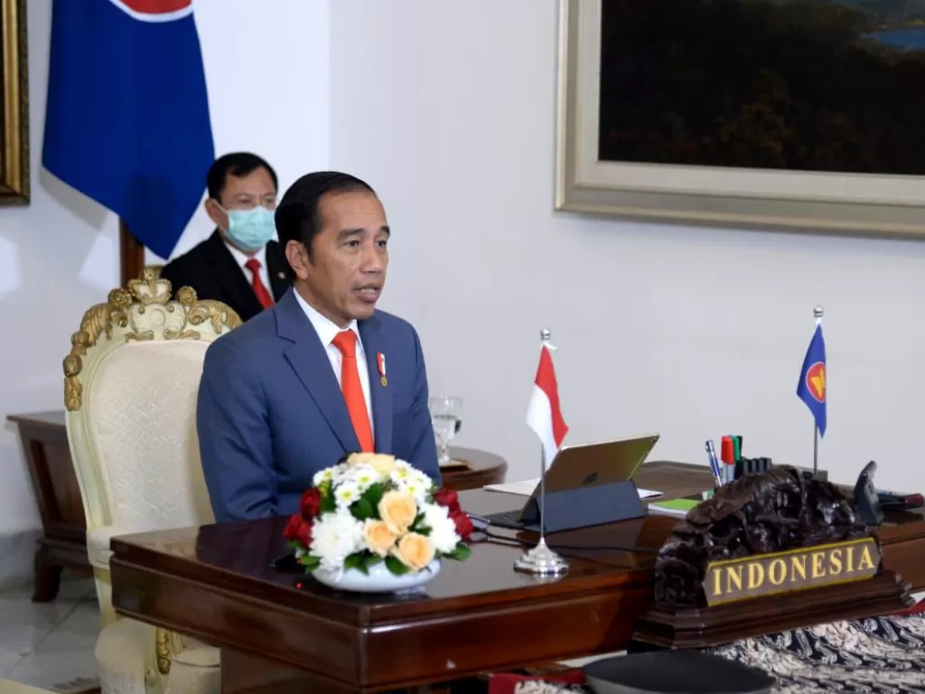Presiden Jokowi. (ANTARA FOTO/Biro Pers - Lukas)