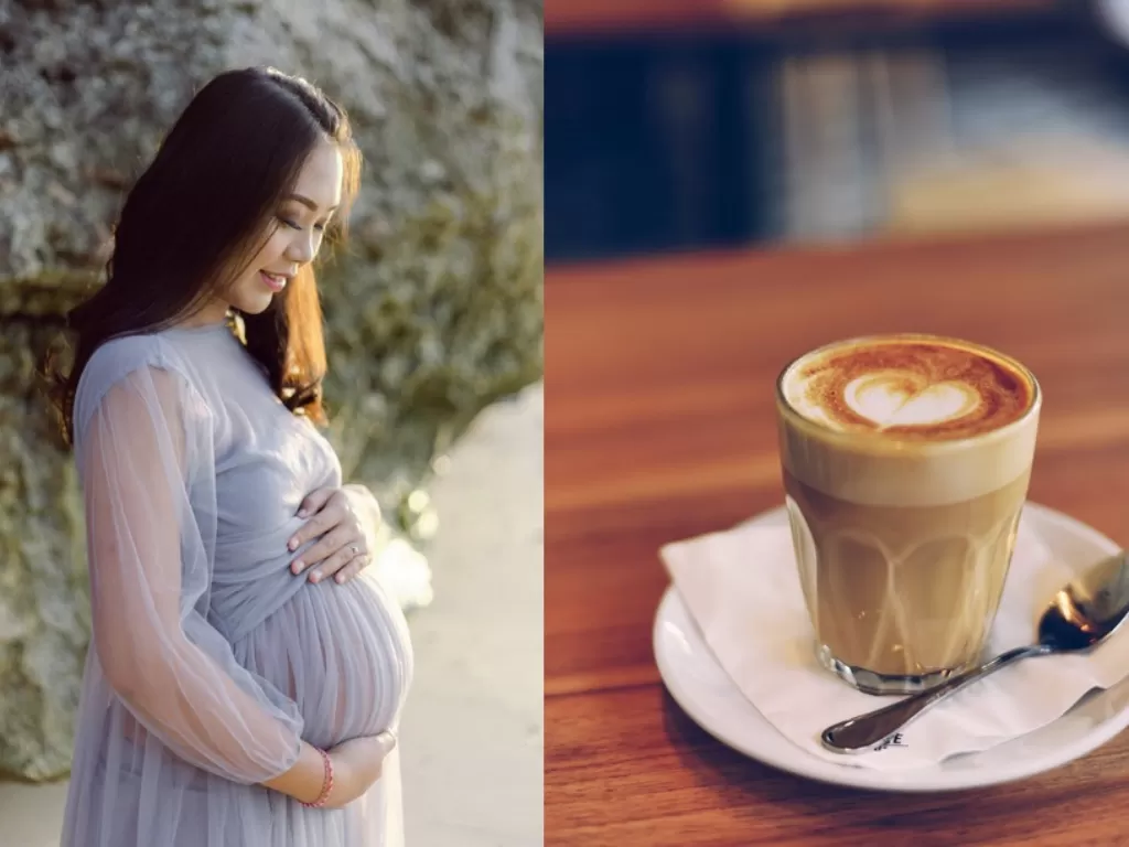 Ilustrasi ibu hamil dan kopi. (Pexels/Iamngakan eka/Chevanon Photography)