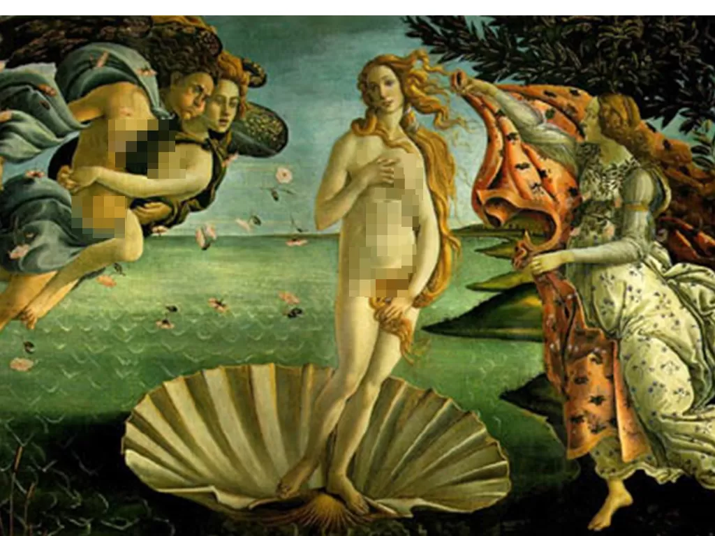 Ilustrasi dewi cinta, hasrat dan keindahan Aphrodite. (phoenician.org)