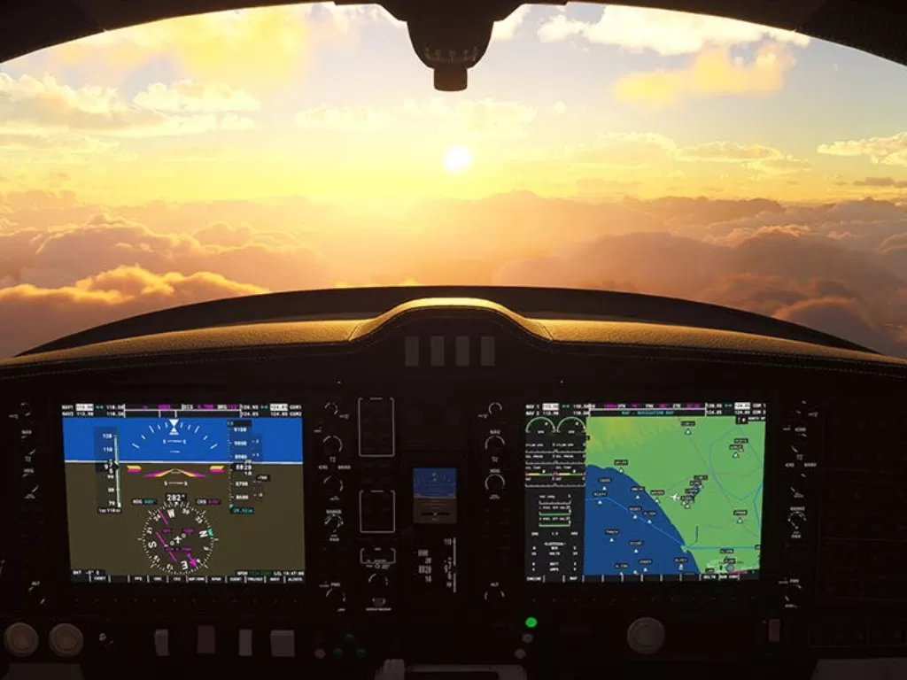 Gameplay Microsoft Flight Simulator 2020 (photo/Microsoft)