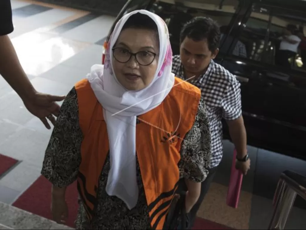 Mantan Menteri Kesehatan Siti Fadilah Supari (ANTARA/Rossa Panggabean)