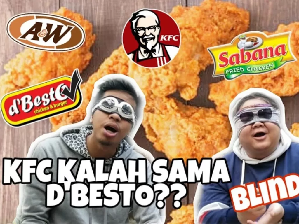 Ilustrasi fried chicken jalur indie vs restoran cepat saji (Youtube/ Little Hungry)
