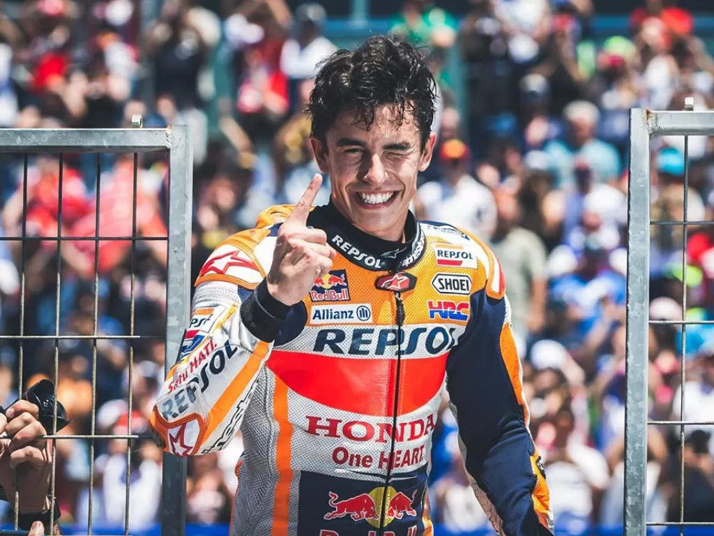 Pembalap Honda Repsol, Marc Marquez. (Instagram/@hrc_motogp)