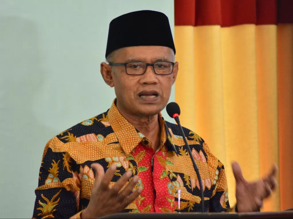 Ketua Umum Pimpinan Pusat Muhammadiyah Haedar Nashir. (Photo/ANTARA)