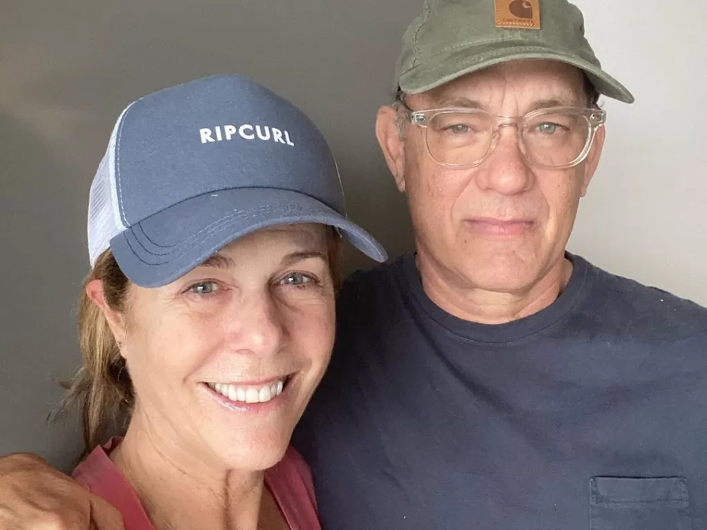 Tom Hanks dan istrinya. (Instagram/@tomhanks)